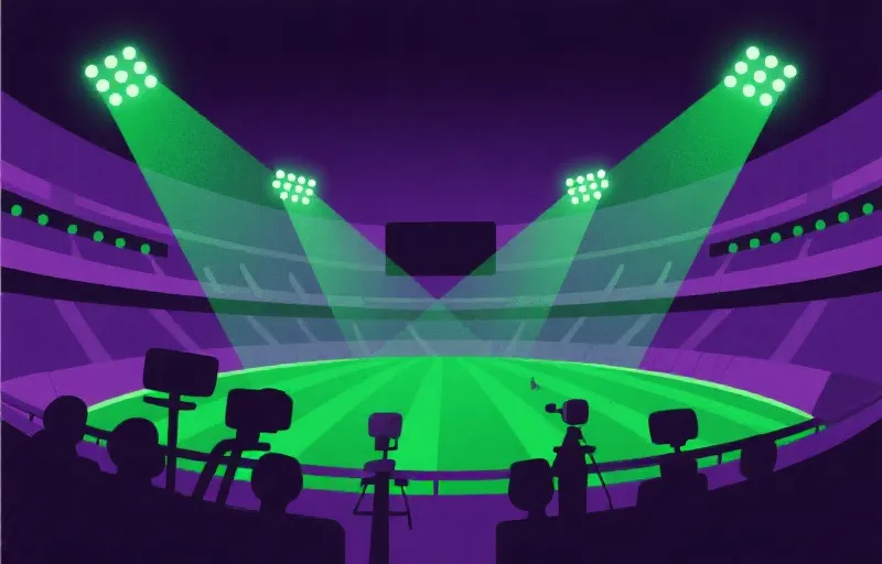 赛事直播场景插图