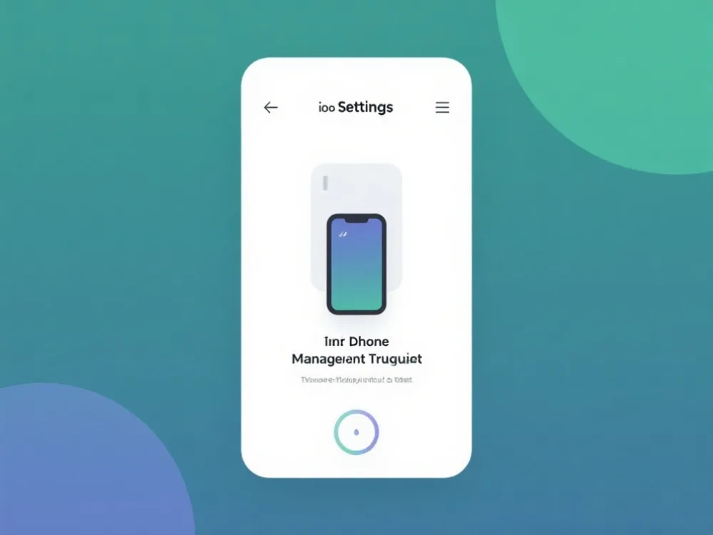 iOS 信任设置示意图